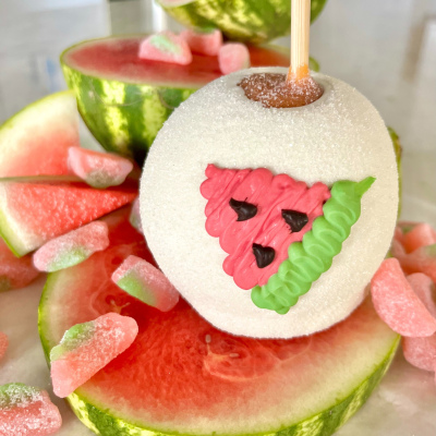 Sour Watermelon Caramel Apple